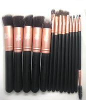 Black 14 Piece Brush Set